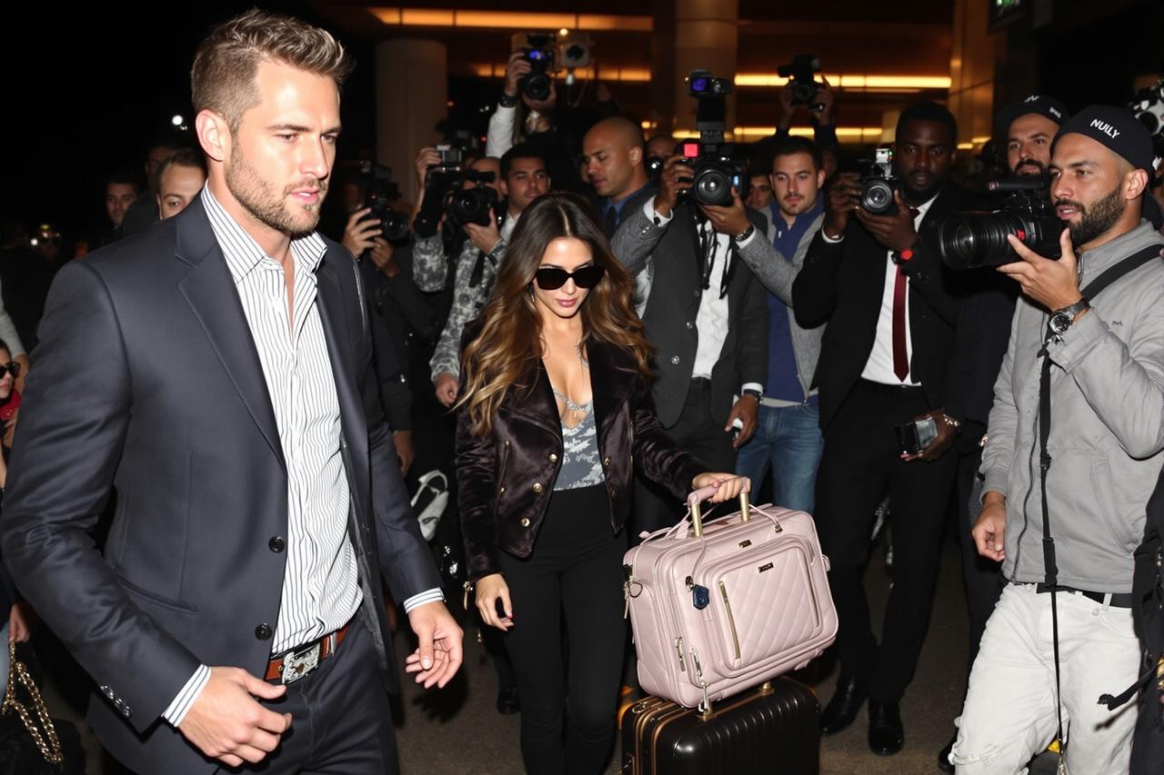 某顶流明星深夜现身机场，行李箱多达20个引发网友热议