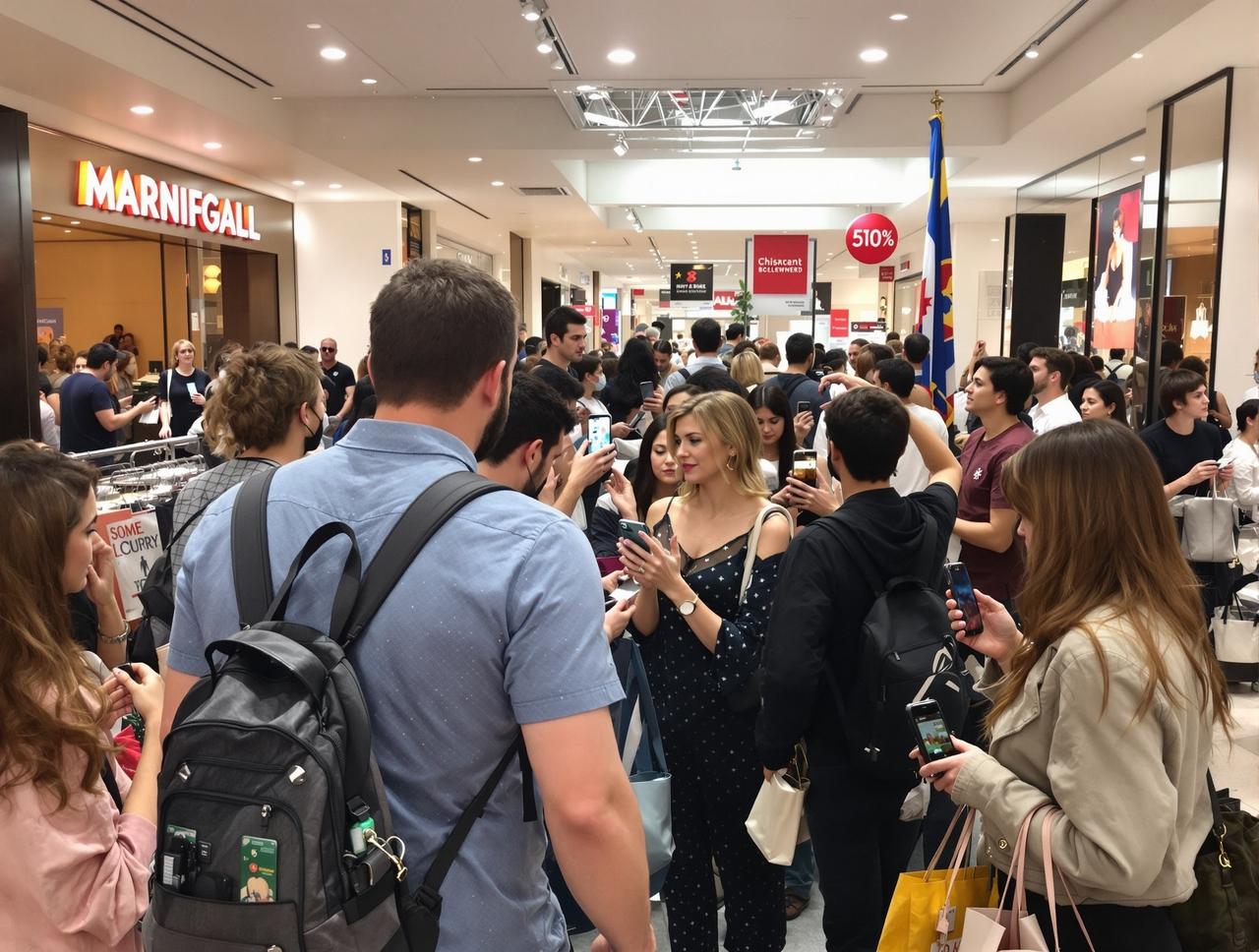 【大型现场】今天在某商场偶遇了传说中的顶流，分享一下全程经历